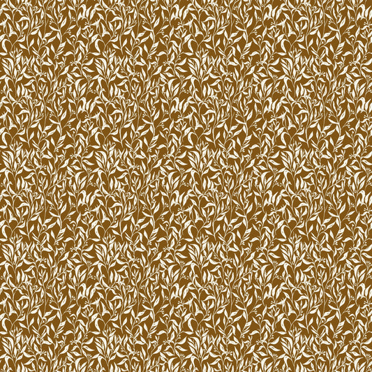 Let's Wander Leaflets Brown by Casey Cometti for Riley Blake Designs - C16884-BROWN