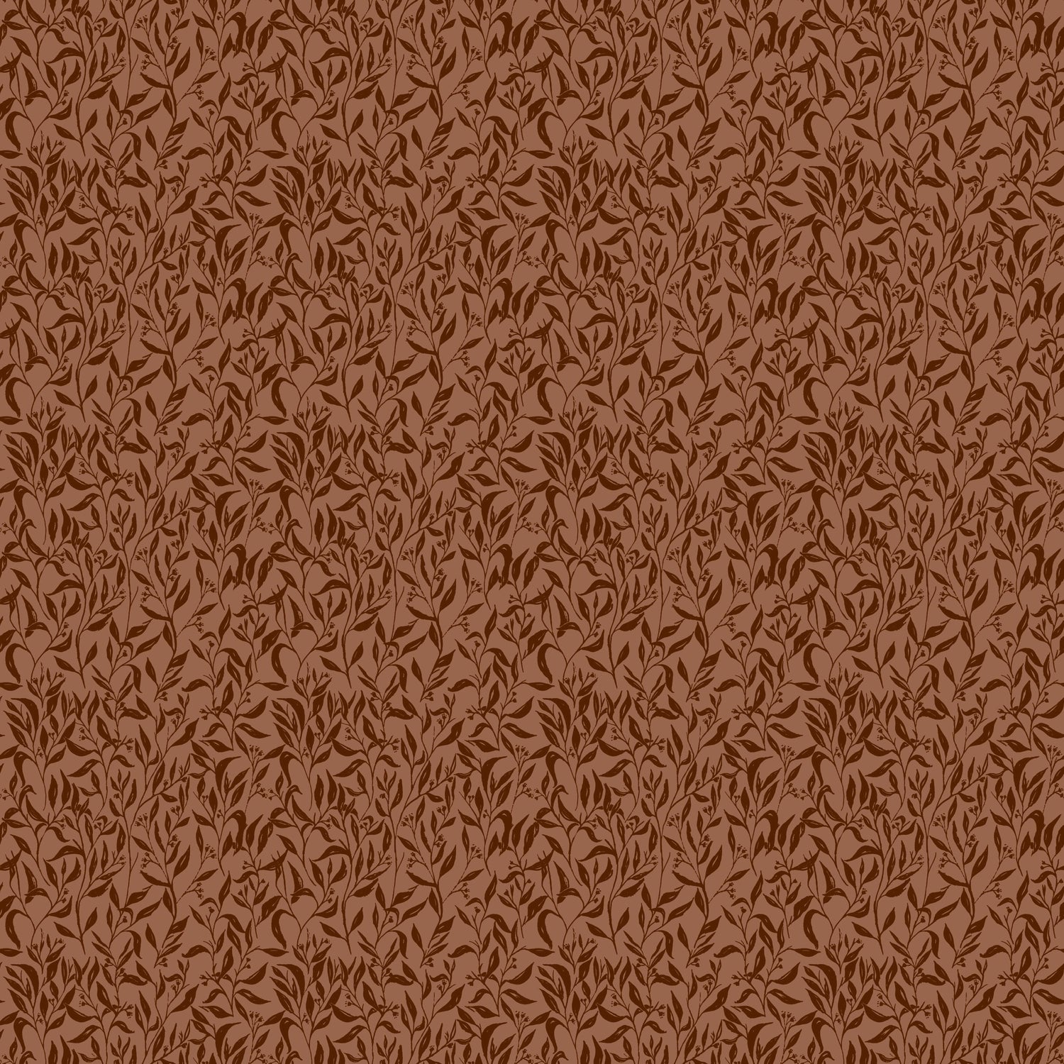 Let's Wander Leaflets Rust by Casey Cometti for Riley Blake Designs - C16884-RUST