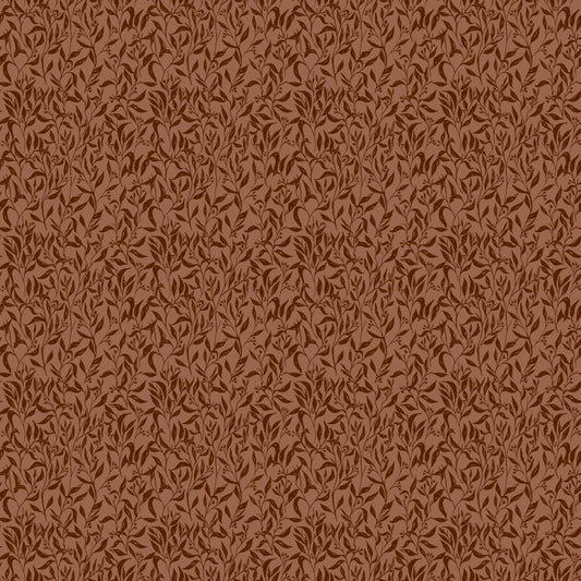 Let's Wander Leaflets Rust by Casey Cometti for Riley Blake Designs - C16884-RUST