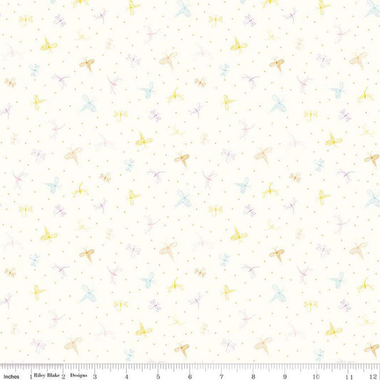 Hush Hush 5 Dashing Dragonflies by Sue Daley for Riley Blake Designs - C16958-DRAGONFLIES
