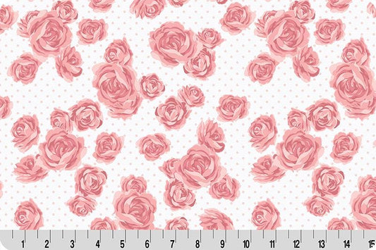 Quilting Cuddle Cottage Rose Lane Mayfair Seashell by Shannon Fabrics
