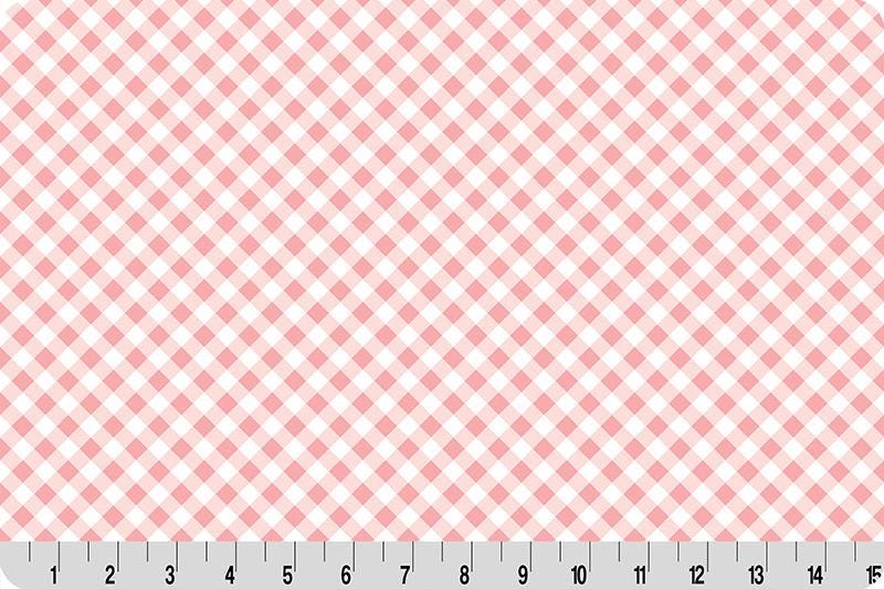 Quilting Cuddle Cottage Rose Lane Gingham Seashell by Shannon Fabrics