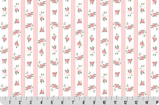 Quilting Cuddle Cottage Rose Lane Nottinghill Seashell by Shannon Fabrics