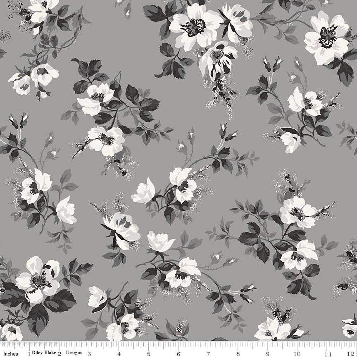 Ink & Ivory Main Gray by The RBD Designers for Riley Blake Designs - C16910-GRAY