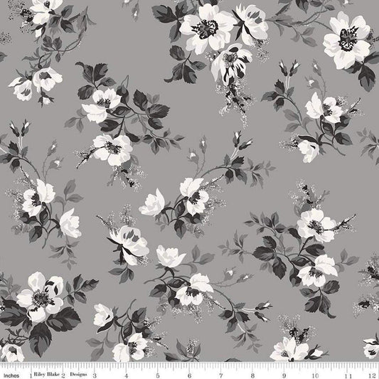 Ink & Ivory Main Gray by The RBD Designers for Riley Blake Designs - C16910-GRAY