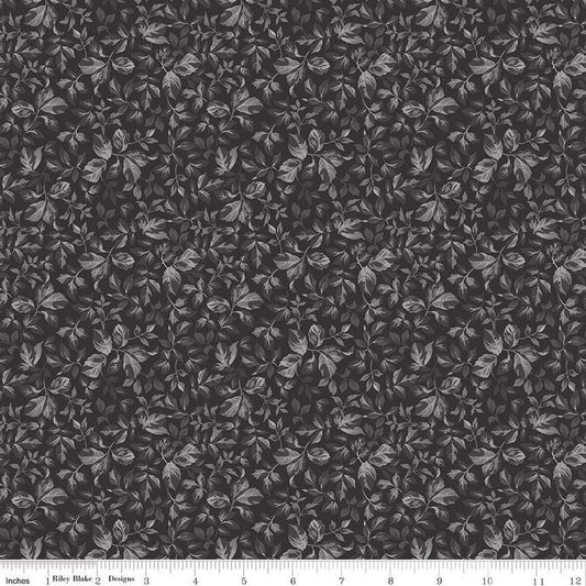 Ink & Ivory Leaves Ink by The RBD Designers for Riley Blake Designs - C16913-INK