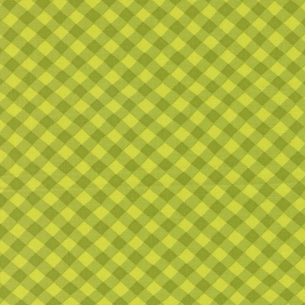 Pick Me Picnic Gingham Lime Checks and Plaids by Me and My Sister Designs for Moda Fabrics - 22496 15