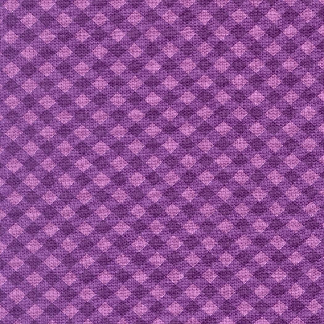 Pick Me Picnic Gingham Grape Checks and Plaids by Me and My Sister Designs for Moda Fabrics - 22496 19