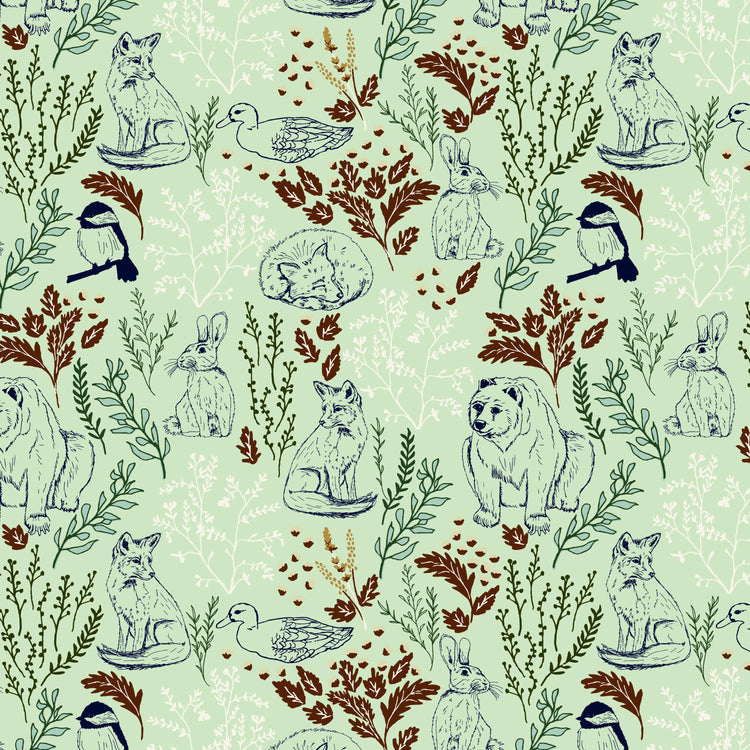 Let's Wander Main Mist by Casey Cometti for Riley Blake Designs - C16880-MIST