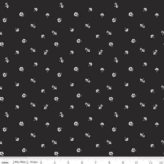 Ink & Ivory Ditsy Ink by The RBD Designers for Riley Blake Designs - C16914-INK