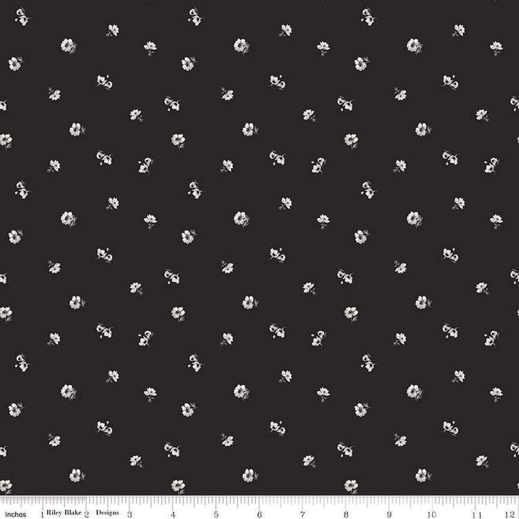 Ink & Ivory Ditsy Ink by The RBD Designers for Riley Blake Designs - C16914-INK