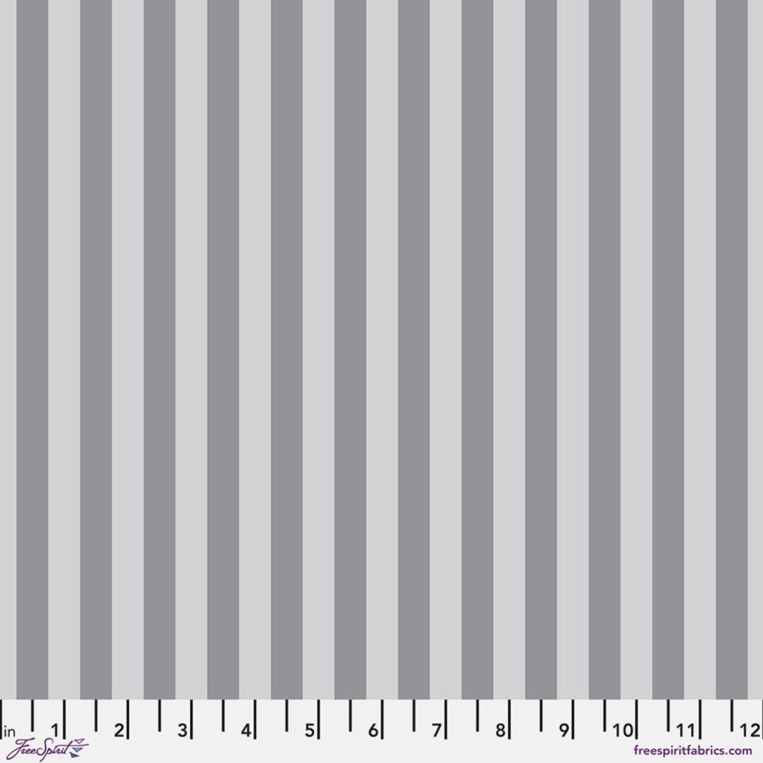 True Colors Tent Stripe - Fog by Tula Pink for Free Spirit Fabrics - PWTP069.FOG