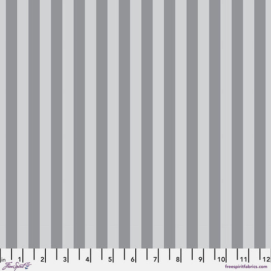 True Colors Tent Stripe - Fog by Tula Pink for Free Spirit Fabrics - PWTP069.FOG