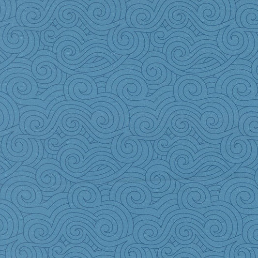High Flight Turbulence Blenders Swirls Lake by Sariditty for Moda Fabrics - 45065 16