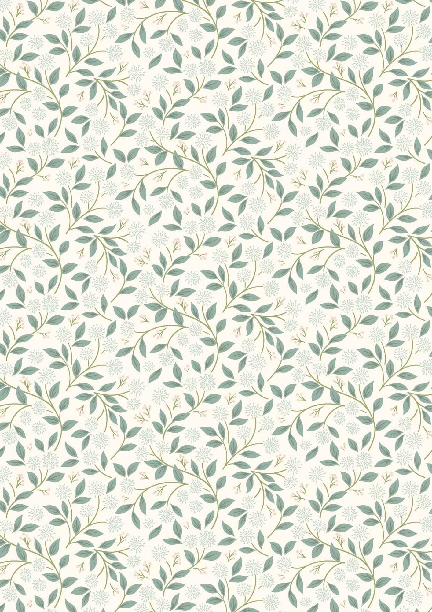 Sky Garden Ivy Trail Cream by Cassandra Connolly for Lewis & Irene - CC59-1