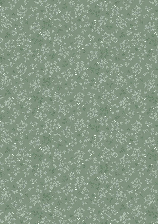 Sky Garden Wintersweet Green Grey by Cassandra Connolly for Lewis & Irene - CC60-2