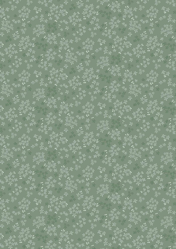 Sky Garden Wintersweet Green Grey by Cassandra Connolly for Lewis & Irene - CC60-2