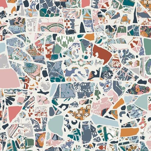 Barcelona Trencadis Tapestry by Katarina Roccella for Art Gallery Fabrics - BRC-98213