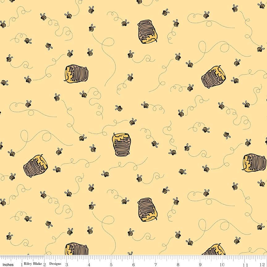 Winnie the Pooh Bees Sunshine by Echo Park Paper Co. for Riley Blake Designs - C17004-SUNSHINE
