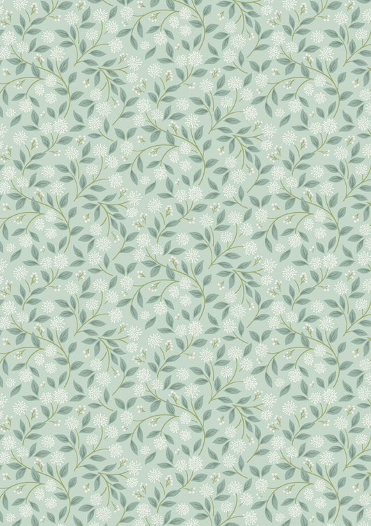 Sky Garden Ivy Trail Misty Jade by Cassandra Connolly for Lewis & Irene - CC59-2