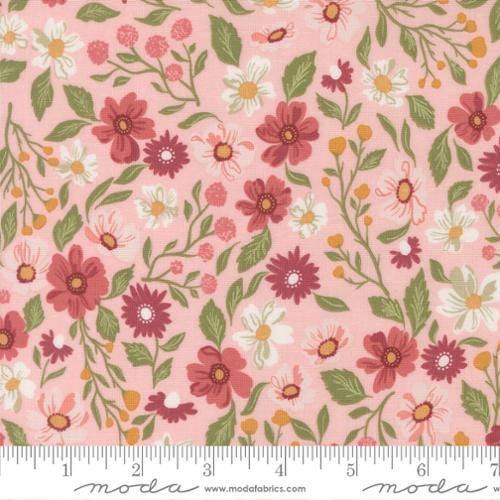 Wild Honey Wildflower Dance Florals Carnation by Lella Boutique for Moda Fabrics - 5250 12
