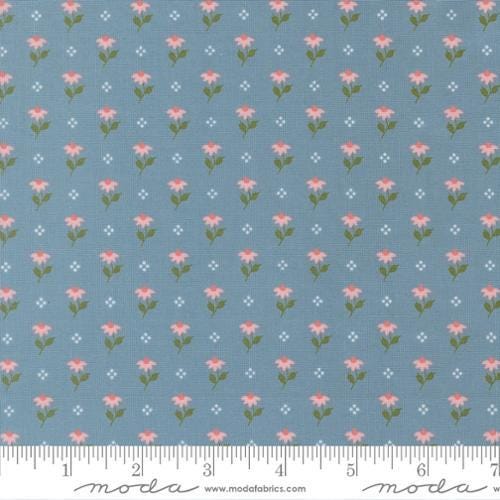 Wild Honey Bumbling Posies Small Floral Sky by Lella Boutique for Moda Fabrics - 5252 14
