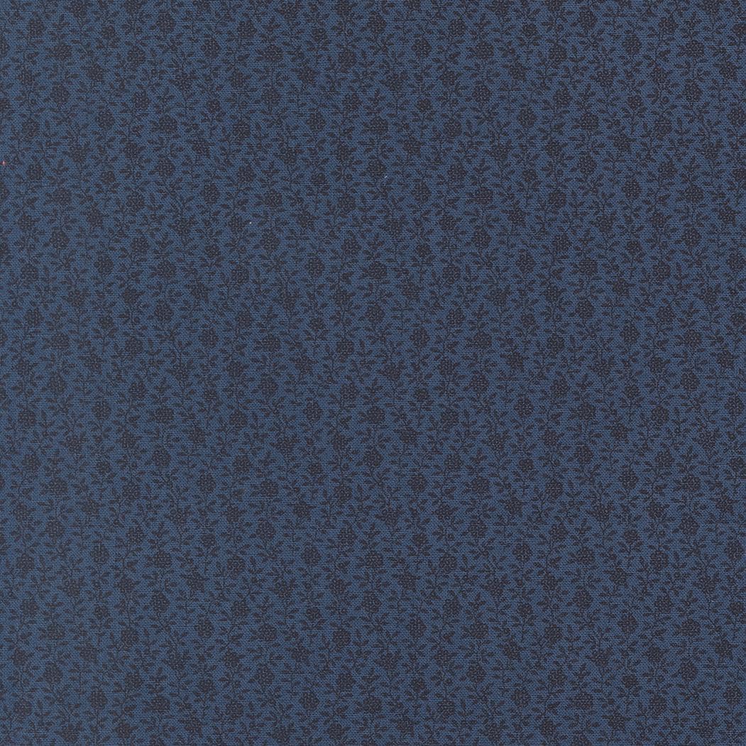 American Gatherings III Berry Small Floral Nautical Blue by Primitive Gatherings for Moda Fabrics - 49326 14