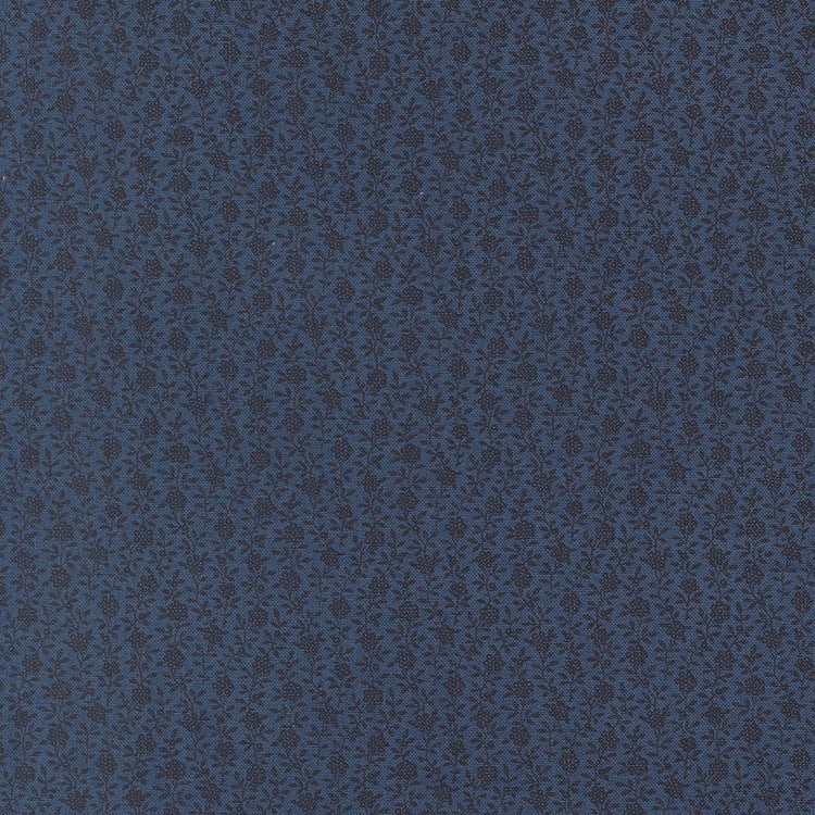 American Gatherings III Berry Small Floral Nautical Blue by Primitive Gatherings for Moda Fabrics - 49326 14