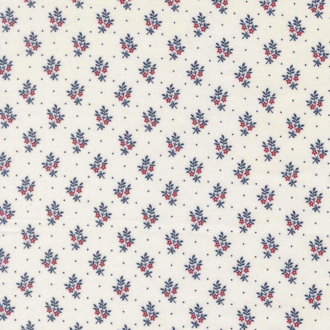 American Gatherings III Flower Sprig Small Floral Cloud by Primitive Gatherings for Moda Fabrics - 49327 11