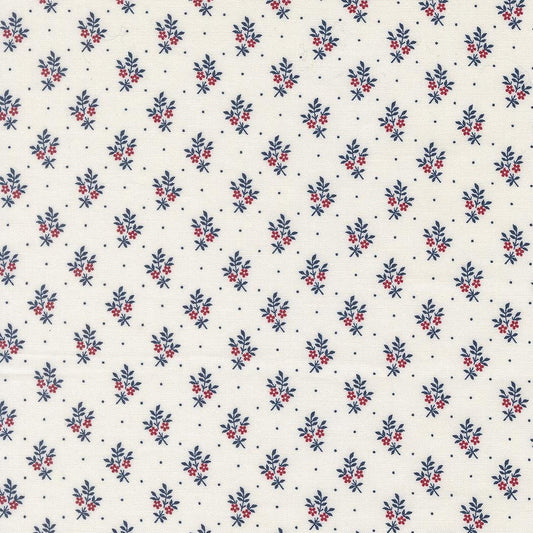 American Gatherings III Flower Sprig Small Floral Cloud by Primitive Gatherings for Moda Fabrics - 49327 11