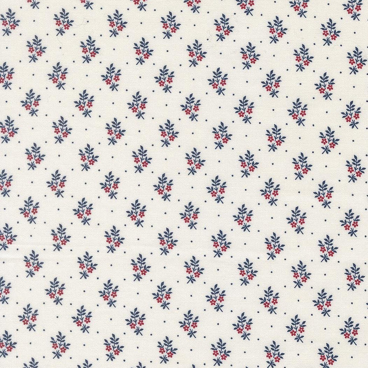 American Gatherings III Flower Sprig Small Floral Cloud by Primitive Gatherings for Moda Fabrics - 49327 11