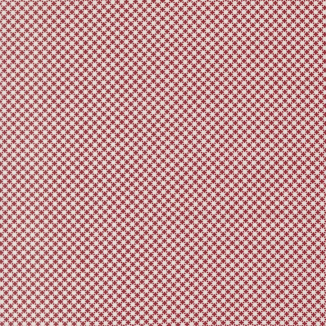 American Gatherings III Cross Stitch Blenders Cloud Crimson by Primitive Gatherings for Moda Fabrics - 49328 23