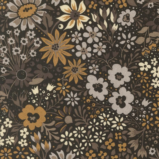 Posh Florals Onyx Noir by BasicGrey for Moda Fabrics - 30770 12