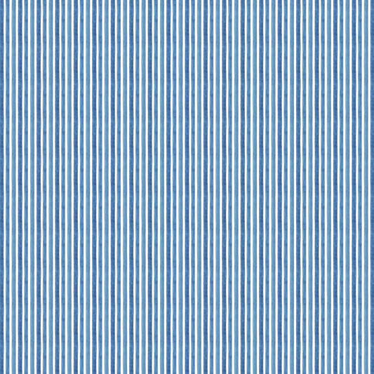 Mini Metropolis Stripes Blue by Sara Boccaccini for Northcott Fabrics - 91192-42