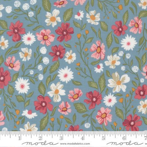 Wild Honey Wildflower Dance Florals Sky by Lella Boutique for Moda Fabrics - 5250 14