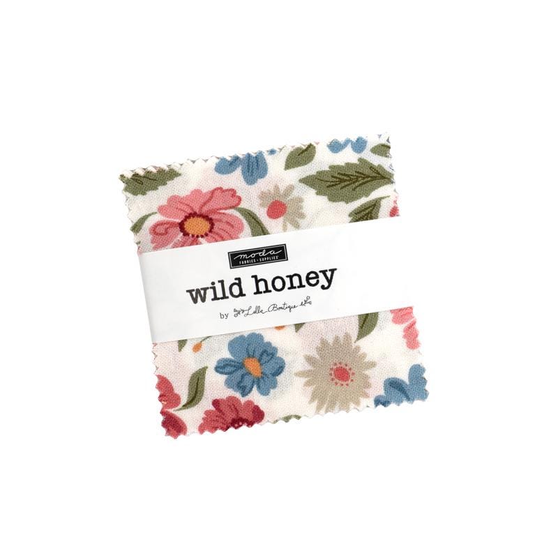 Wild Honey Mini Charm by Lella Boutique for Moda Fabrics - 5250MC - 42 Assorted pieces