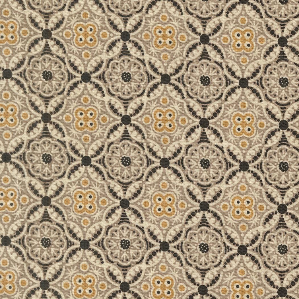 Posh Filigree Damask Medallion Onyx Noir by BasicGrey for Moda Fabrics - 30772 15