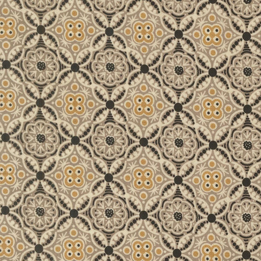 Posh Filigree Damask Medallion Onyx Noir by BasicGrey for Moda Fabrics - 30772 15