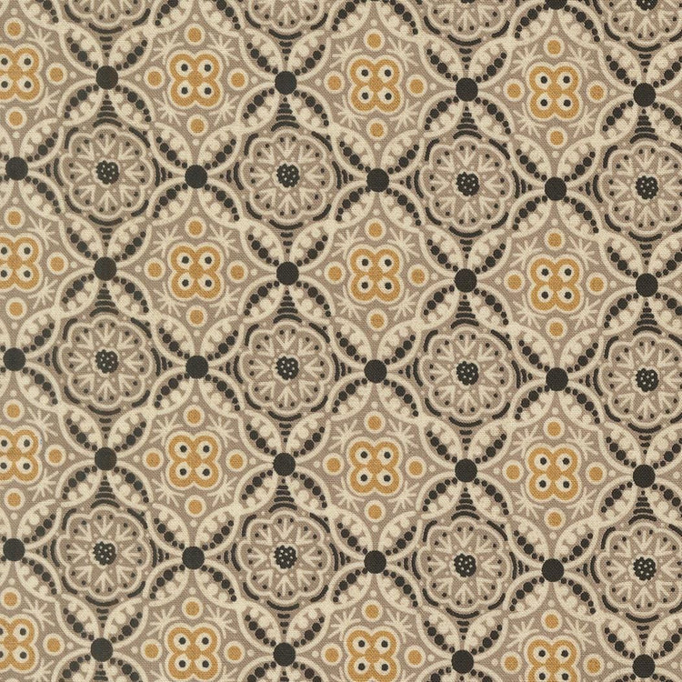 Posh Filigree Damask Medallion Onyx Noir by BasicGrey for Moda Fabrics - 30772 15