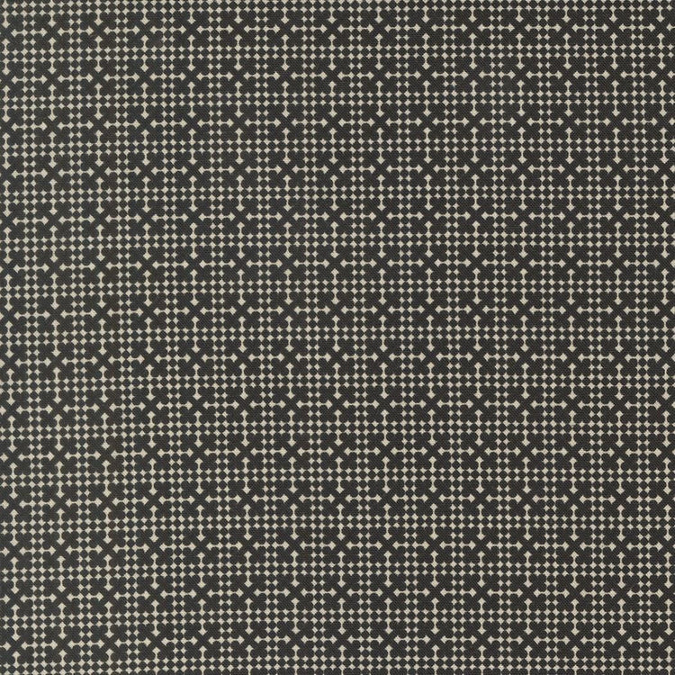 Posh Netting Blenders Check Onyx Noir by BasicGrey for Moda Fabrics - 30776 14