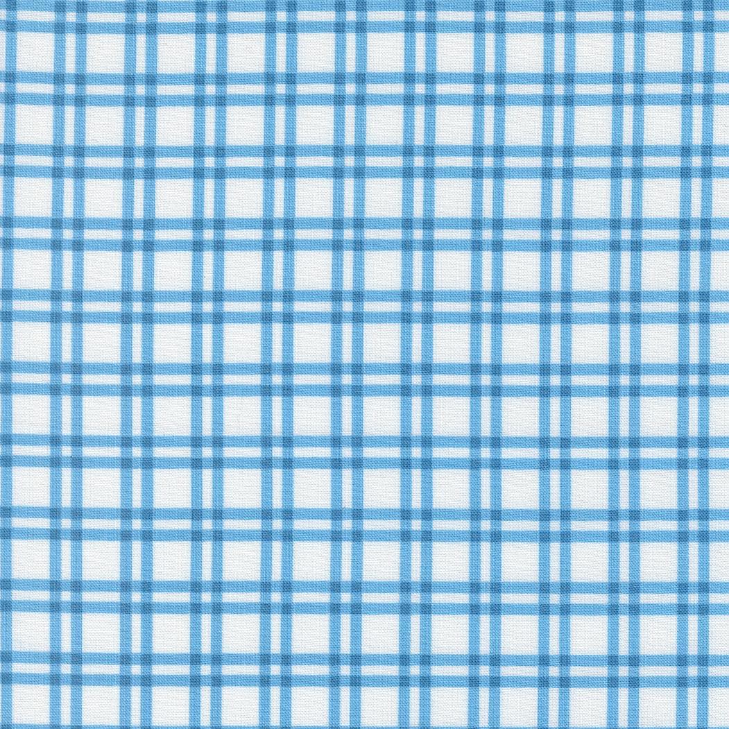 Blueprint Plaid Checks and Plaids White Harbor by Camille Roskelley for Moda Fabrics - 55332 11