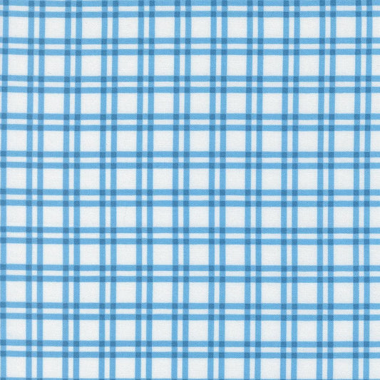Blueprint Plaid Checks and Plaids White Harbor by Camille Roskelley for Moda Fabrics - 55332 11