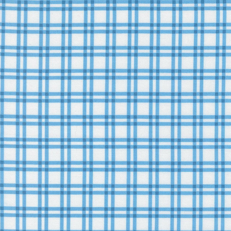 Blueprint Plaid Checks and Plaids White Harbor by Camille Roskelley for Moda Fabrics - 55332 11