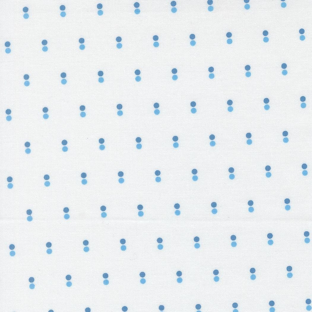 Blueprint Dots Dots White Harbor by Camille Roskelley for Moda Fabrics - 55334 11