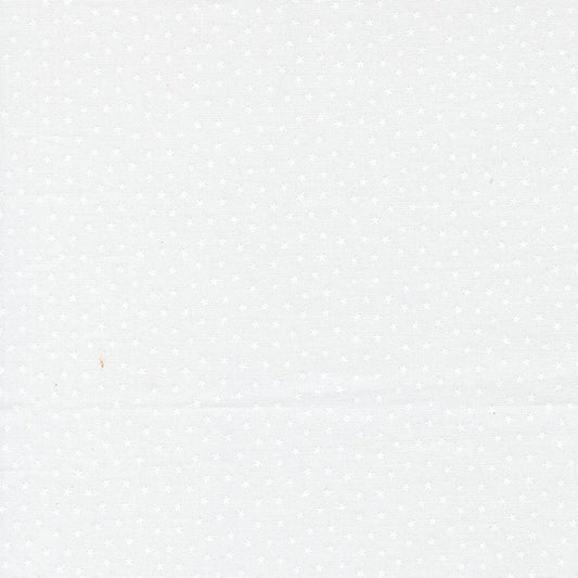 Blueprint Starlight Blenders Stars White White by Camille Roskelley for Moda Fabrics - 55337 21