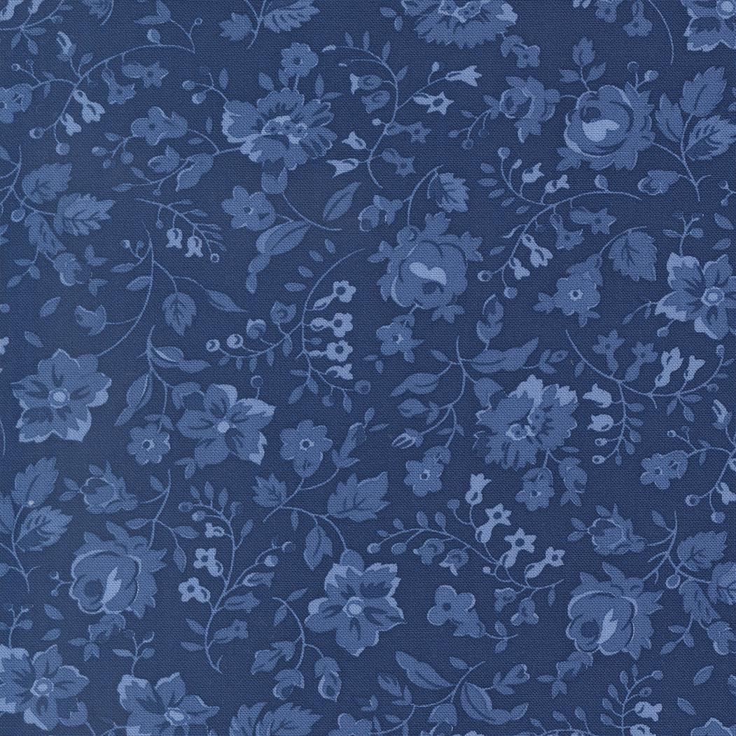 Blueprint Vineyard Florals Navy by Camille Roskelley for Moda Fabrics - 55338 16