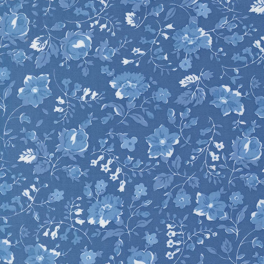 Blueprint Vineyard Florals Sea by Camille Roskelley for Moda Fabrics - 55338 17