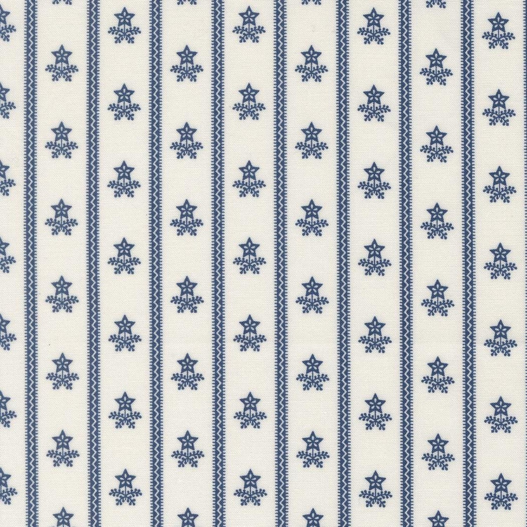 American Gatherings III Stripe Bouquet Stripes Stars Americana Cloud Nautical by Primitive Gatherings for Moda Fabrics - 49322 24