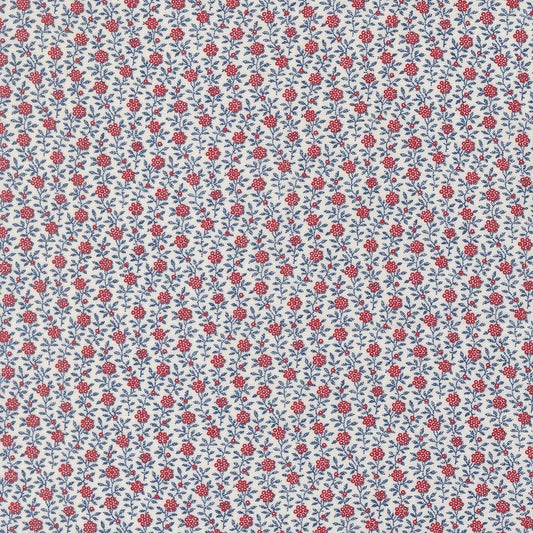 American Gatherings III Berry Small Floral Cloud by Primitive Gatherings for Moda Fabrics - 49326 11