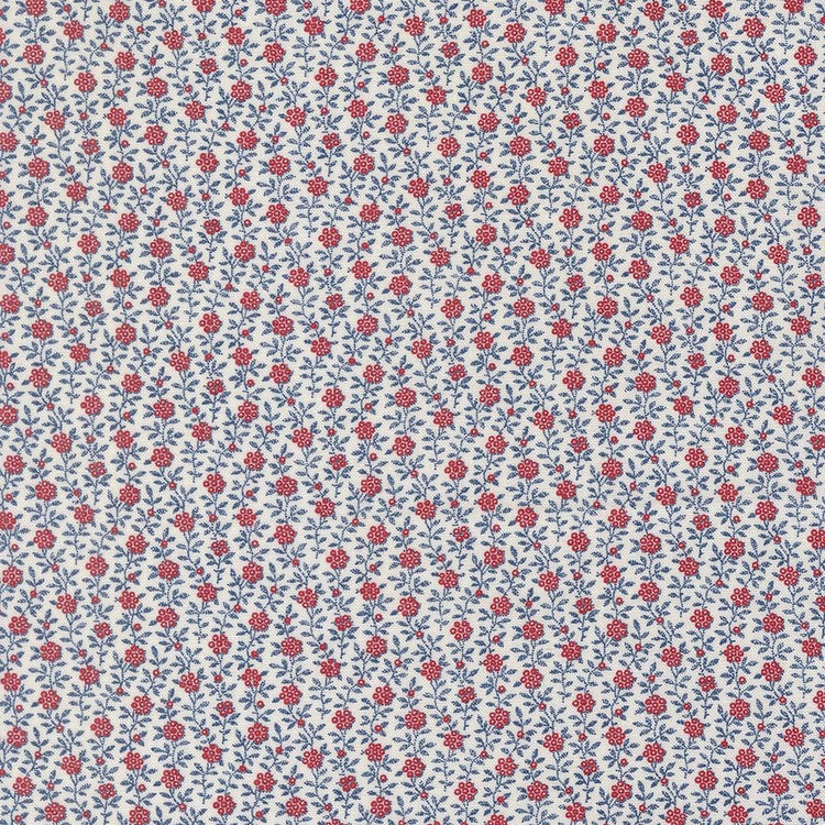 American Gatherings III Berry Small Floral Cloud by Primitive Gatherings for Moda Fabrics - 49326 11